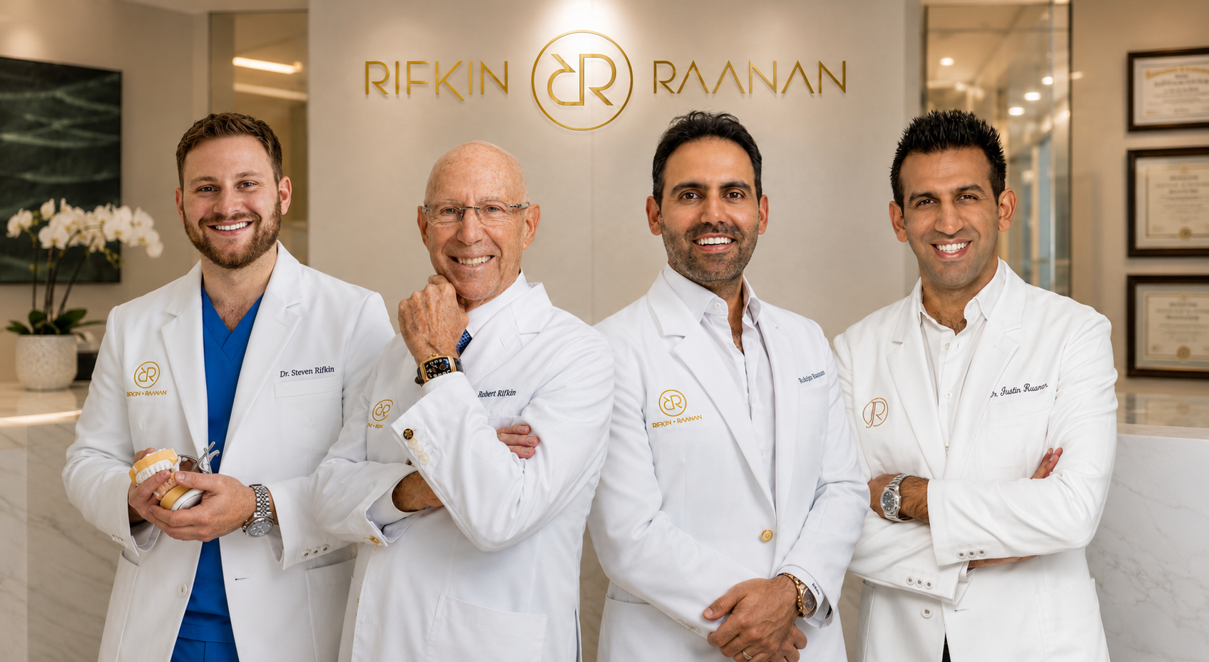 The doctors of Rifkin Raanan Beverly Hills cosmetic dentistry